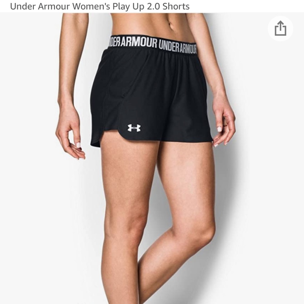 UNDER ARMOUR WOMENS PLAY UP SHORTS SUZE LARGE